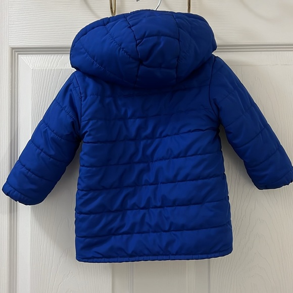 Baby Boy Winter Jacket Blue 12-18months - Picture 3 of 3